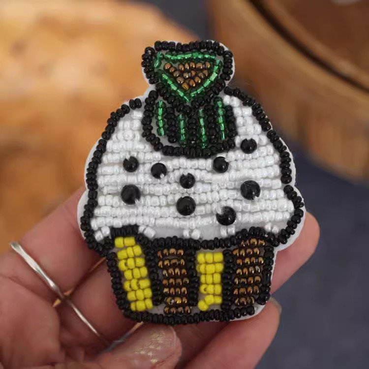 Beaded Cake Cloth Shoes Accessories BA0090