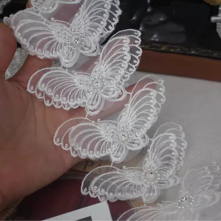 Beaded Embroidery Kits Lace Trim BT0127