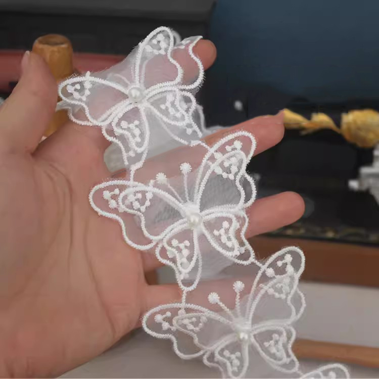 Beaded Embroidery Kits Lace Trim BT0127