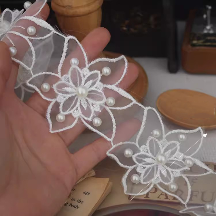 Beaded Embroidery Kits Lace Trim BT0127