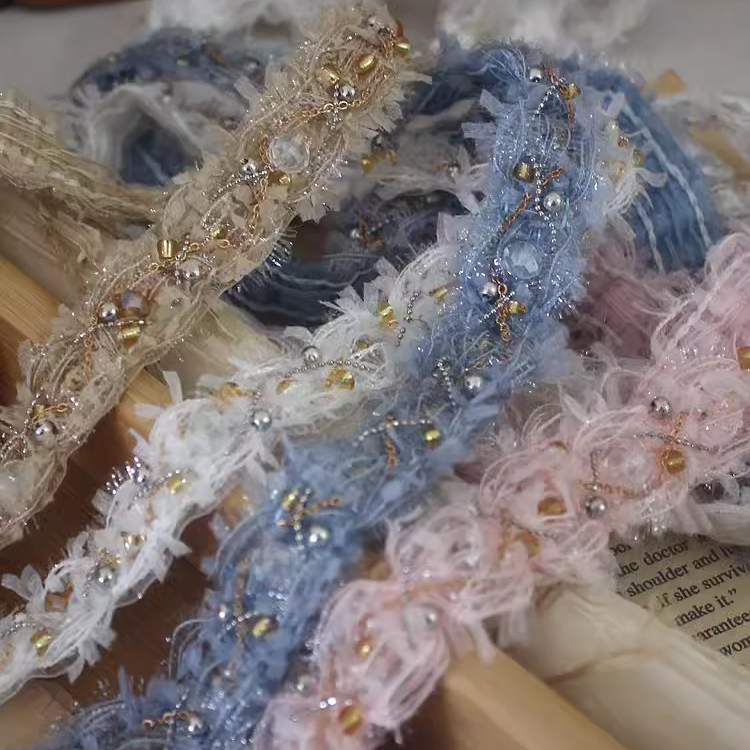 Beaded Fringe Trim For Sewing BT0149