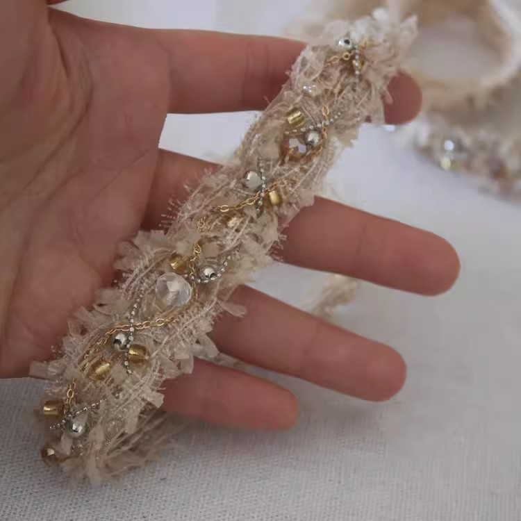 Beaded Fringe Trim For Sewing BT0149