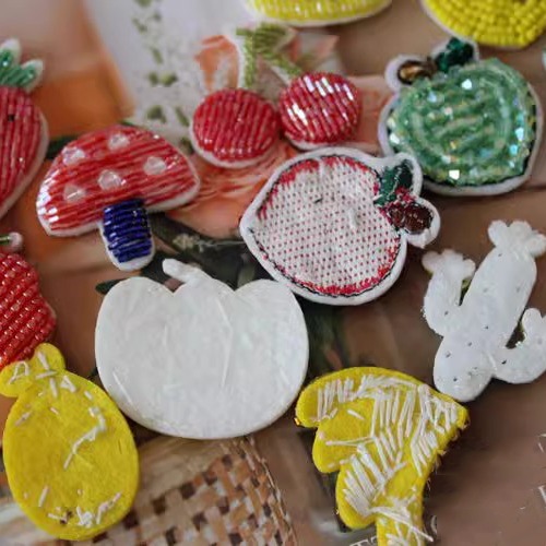 Beaded Hat Bag Brooch Accessories BA0089