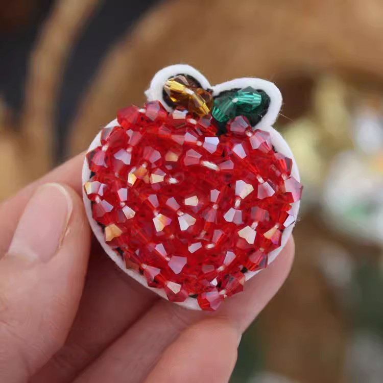 Beaded Hat Bag Brooch Accessories BA0089