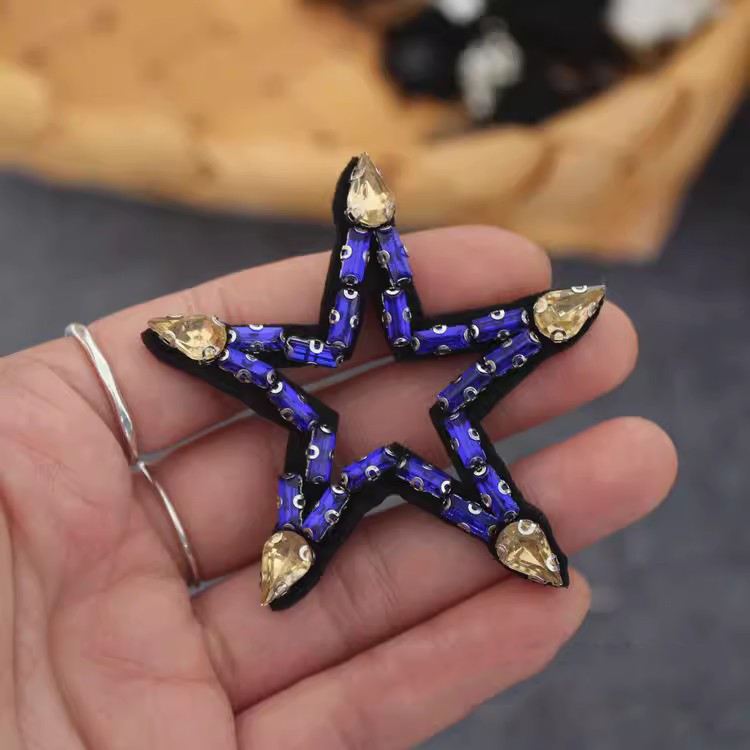 Beaded Star Cloth Decoration Accessory BA0023