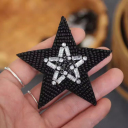 9#Black Star 7x6.5 cm