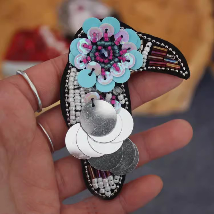 Beaded Sweater Patch Decoration BA0062