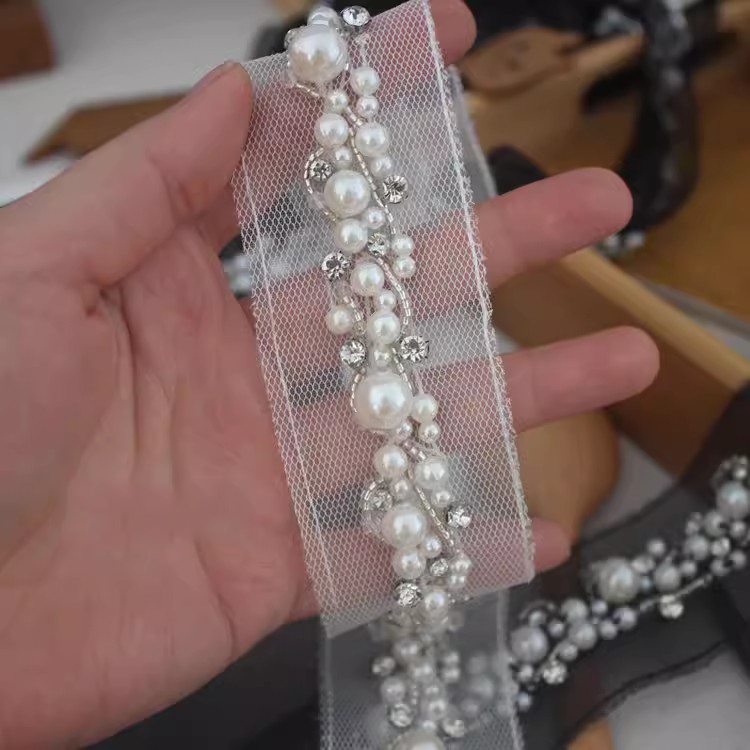 Beaded Trim For Dresses DIY Material BT0139