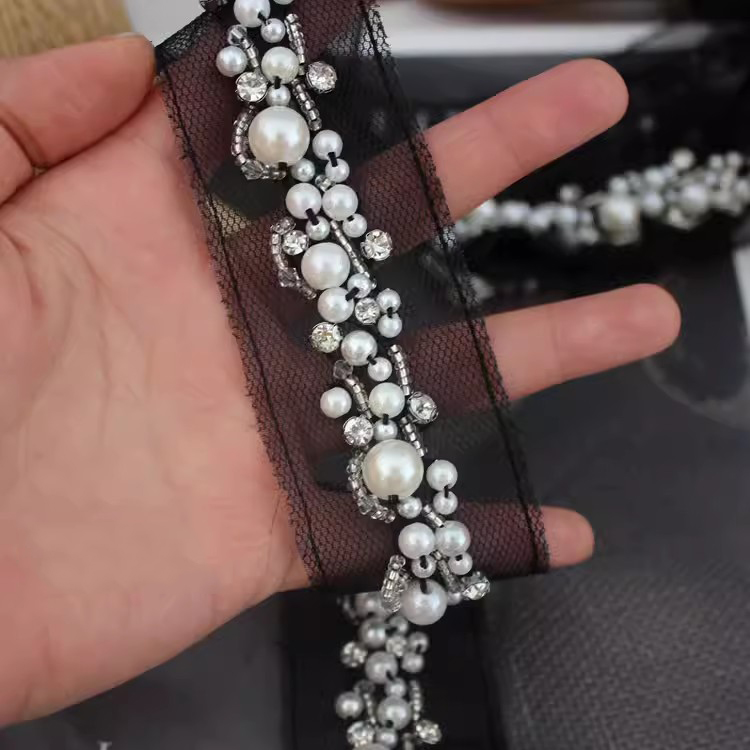 Beaded Trim For Dresses DIY Material BT0139