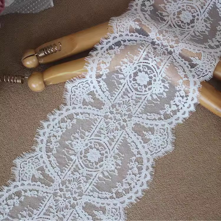 Black Lace Trim Fabric Width 27-31 cm LT0432