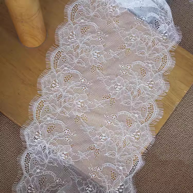 Black Lace Veil Fabric Width 22-26 cm LT0431