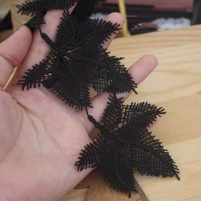 Bridal Leaf Guipure Lace Trim Width 4 cm LT0320-Lace Fabric Shop