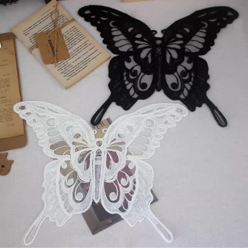 Butterfly Embroidery Patches With Sequins EA0032