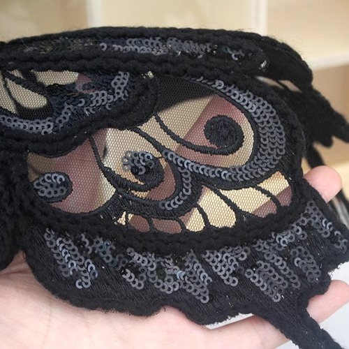 Butterfly Embroidery Patches With Sequins EA0032