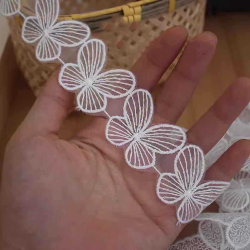 Butterfly Lace Trimming Decoration LT0222
