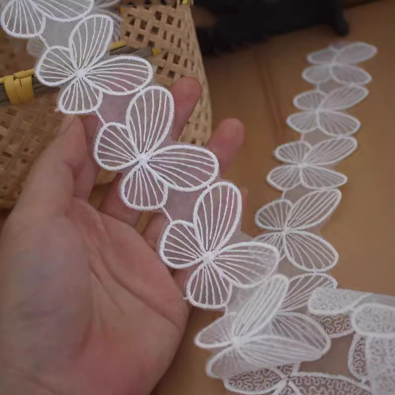 Butterfly Lace Trimming Decoration LT0222
