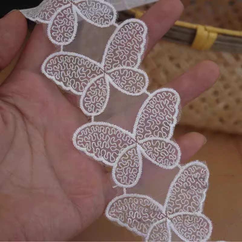 Butterfly Lace Trimming Decoration LT0222