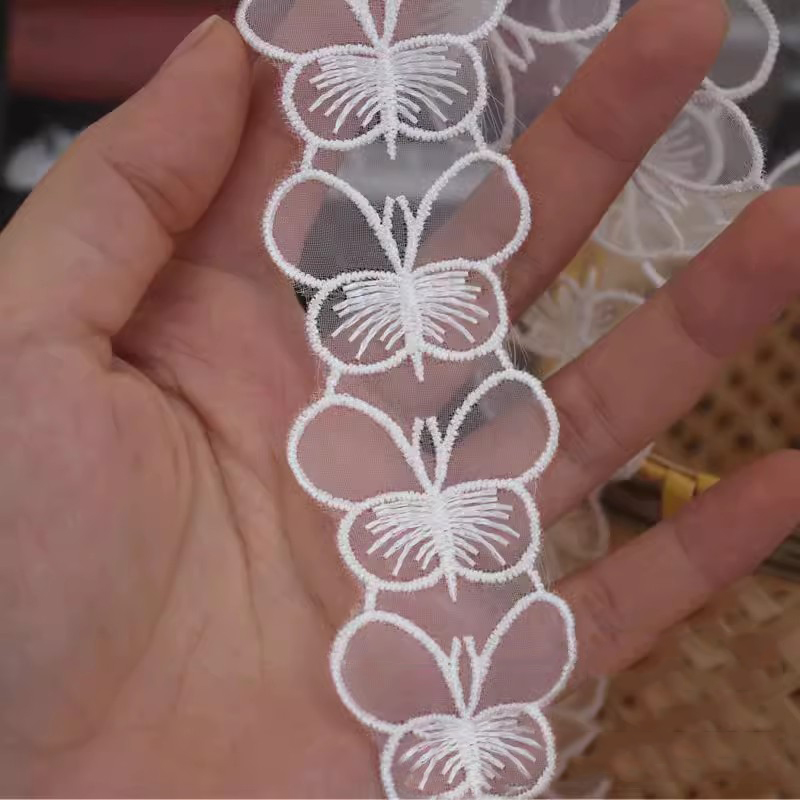 Butterfly Lace Trimming Decoration LT0222