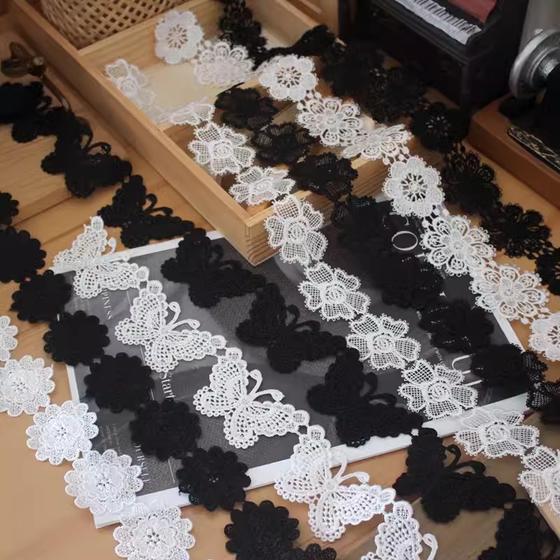 Butterfly Lace Trimming Fabrics LT0160