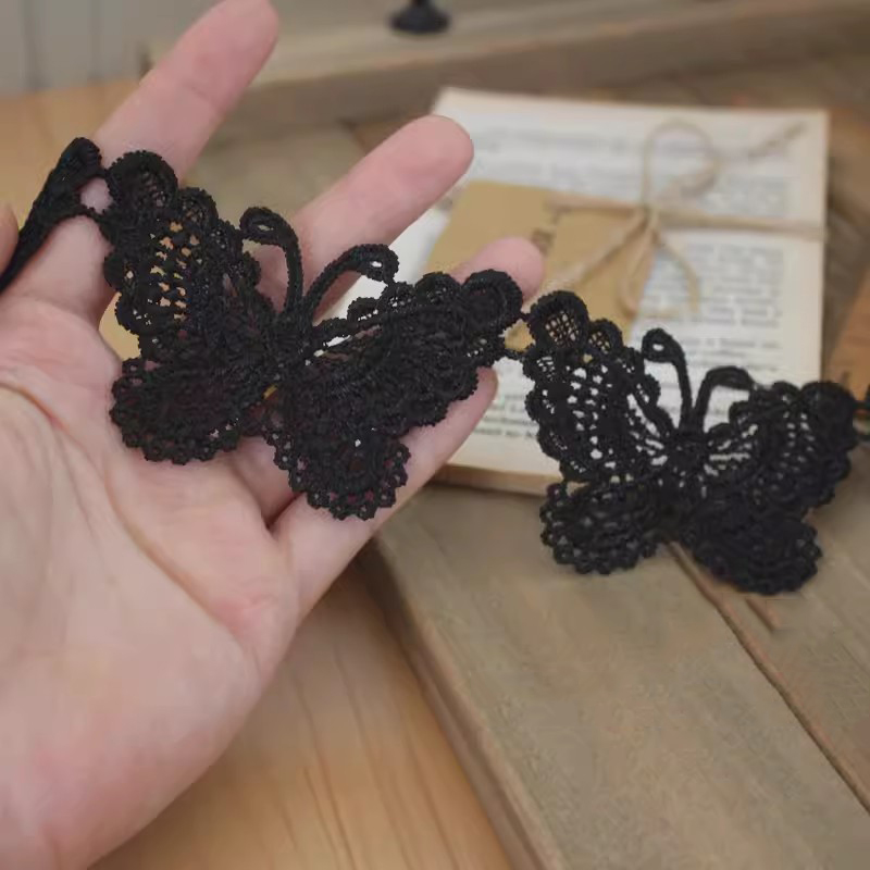 Butterfly Lace Trimming Fabrics LT0160