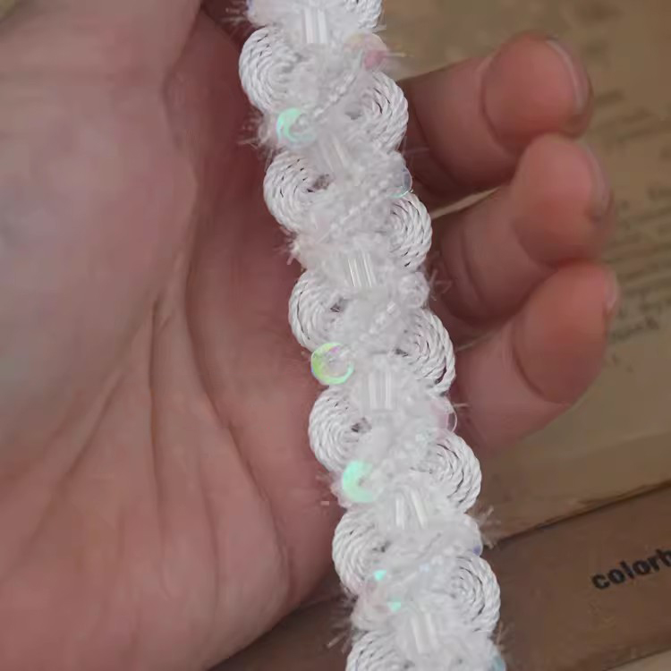 Chanel Ribbon Lace Trim Material BT0135