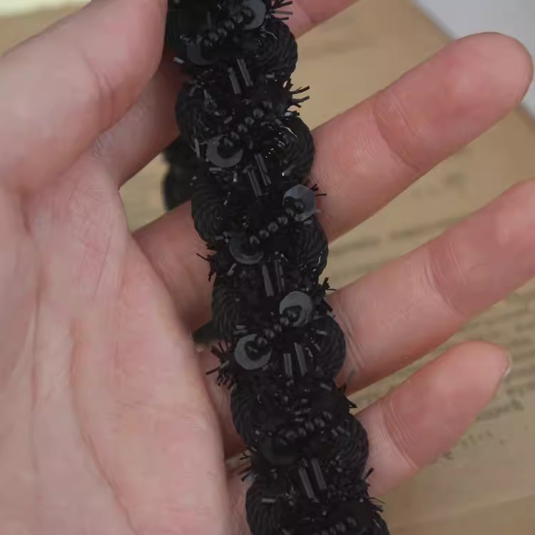 Chanel Ribbon Lace Trim Material BT0135