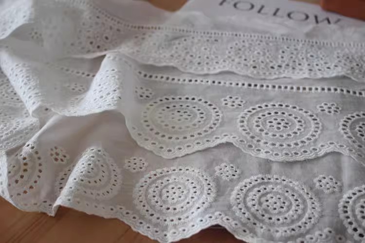 Children Cloth Trim Fabric Width 12 cm EF0022-Lace Fabric Shop