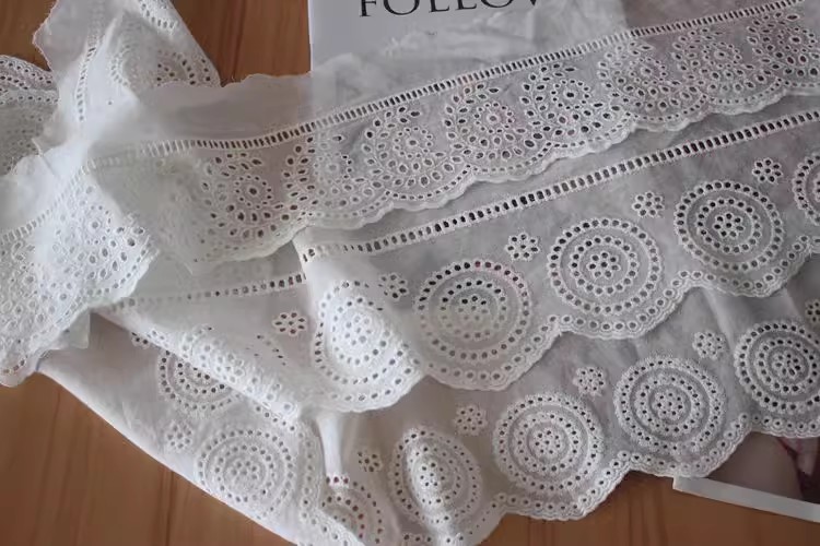 Children Cloth Trim Fabric Width 12 cm EF0022-Lace Fabric Shop