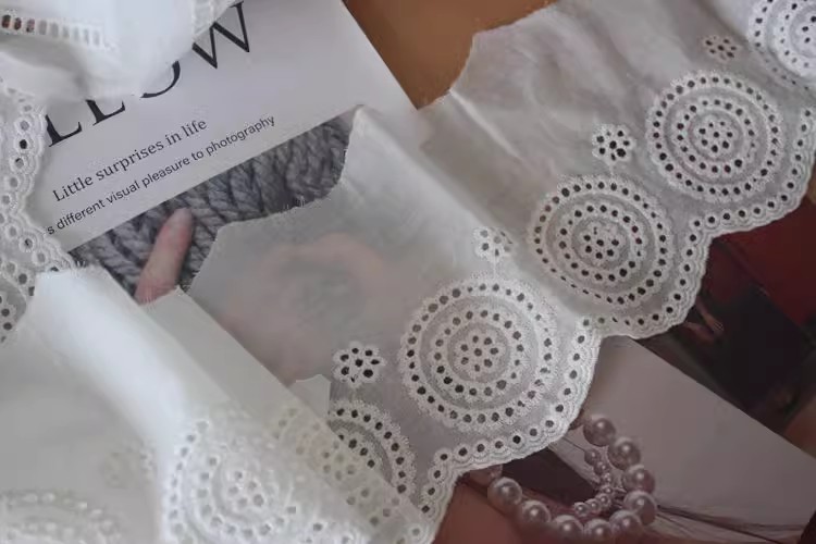 Children Cloth Trim Fabric Width 12 cm EF0022-Lace Fabric Shop