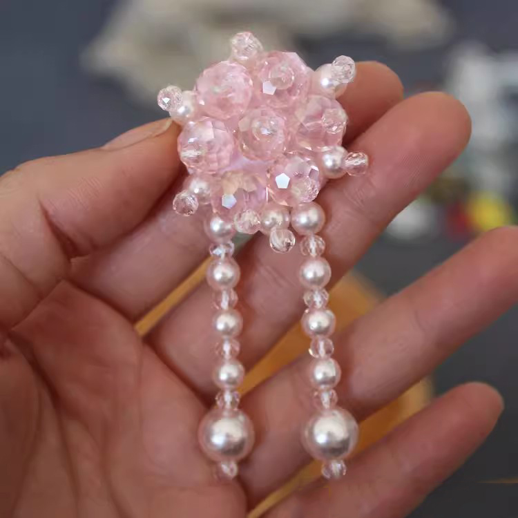 Color Beaded Brooch DIY Accessories BA0031