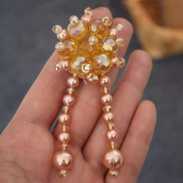Color Beaded Brooch DIY Accessories BA0031