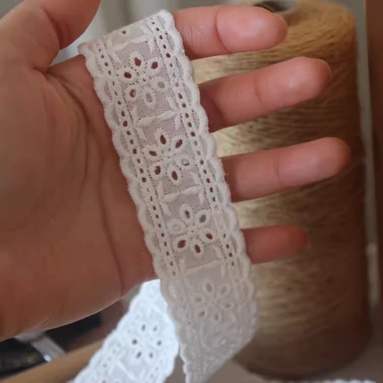 Cotton Lace Curtains Trim Width 2-5 cm EF0111