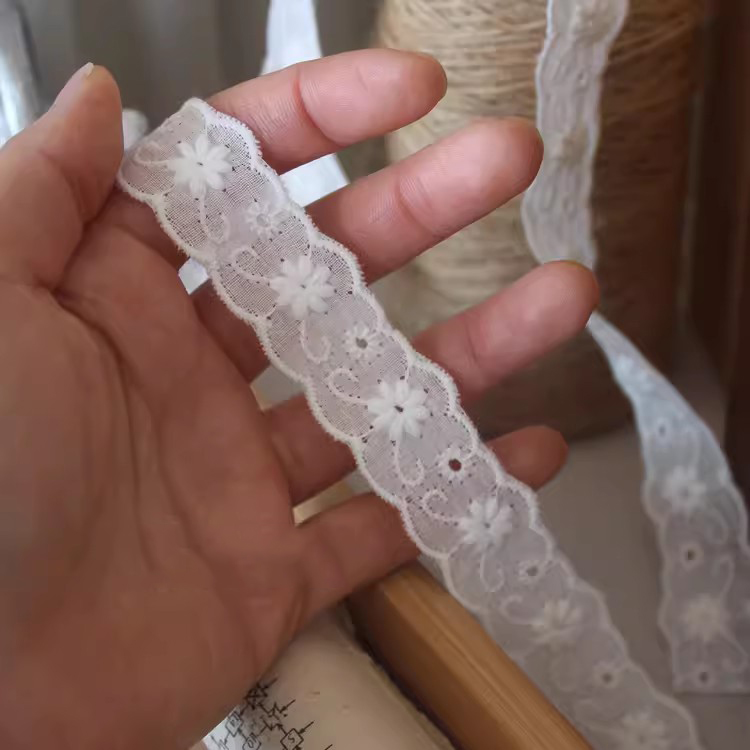 Cotton Lace Curtains Trim Width 2-5 cm EF0111