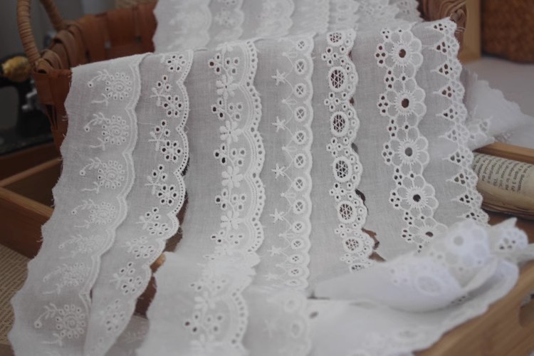 Cotton Lace Embroidery Tape Width 3-5 cm EF0104