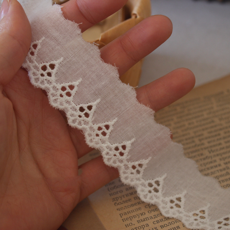 Cotton Lace Embroidery Tape Width 3-5 cm EF0104
