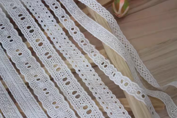 Cotton Lace Fabric Material Width 1-3 cm EF0038-Lace Fabric Shop