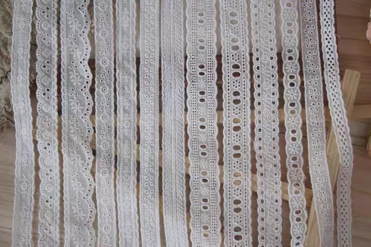 Cotton Lace Fabric Material Width 1-3 cm EF0038-Lace Fabric Shop