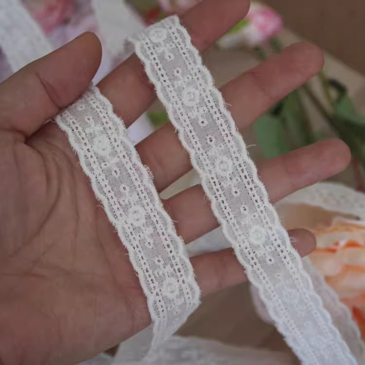 Cotton Lace Fabric Material Width 1-3 cm EF0038-Lace Fabric Shop