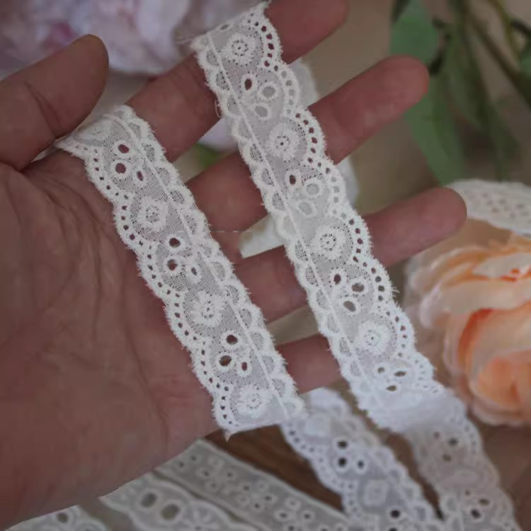 Cotton Lace Fabric Material Width 1-3 cm EF0038-Lace Fabric Shop