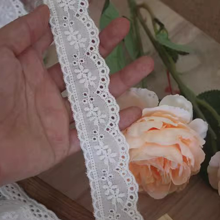 Cotton Lace Fabric Material Width 1-3 cm EF0038-Lace Fabric Shop