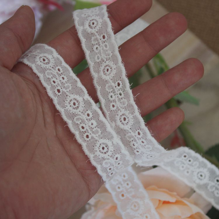 Cotton Lace Fabric Material Width 1-3 cm EF0038-Lace Fabric Shop