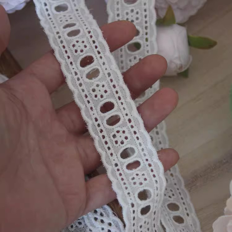 Cotton Lace Fabric Material Width 1-3 cm EF0038-Lace Fabric Shop