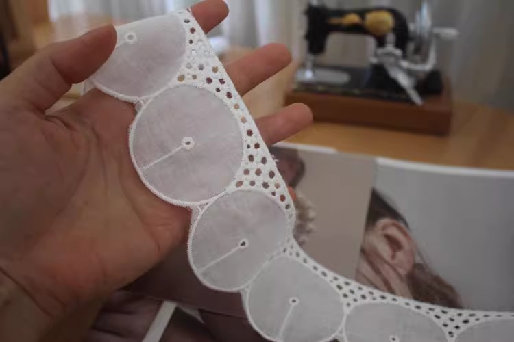 Cotton Lace Sewing Material Width 5-15 cm EF0102-Lace Fabric Shop