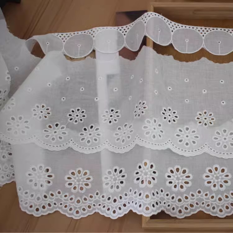 Cotton Lace Sewing Material Width 5-15 cm EF0102-Lace Fabric Shop