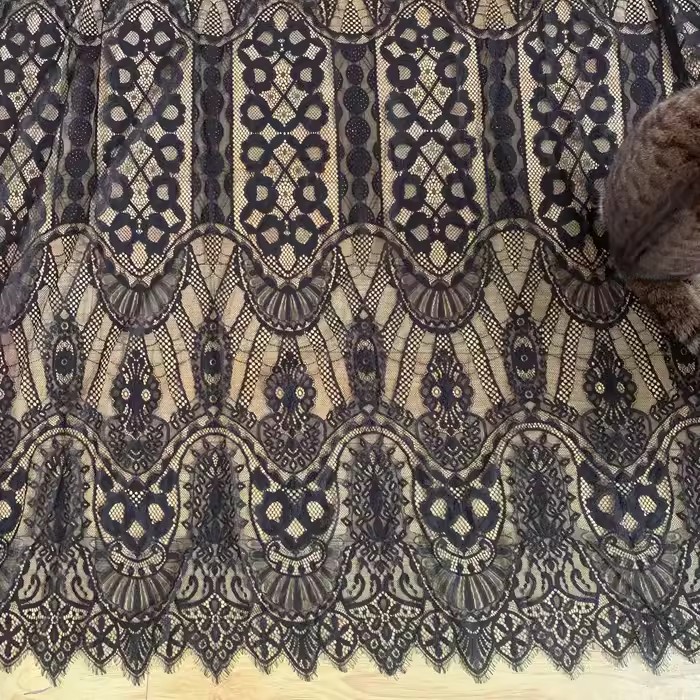 Curtain Lining Fabric Lace Width 150 cm GL0102