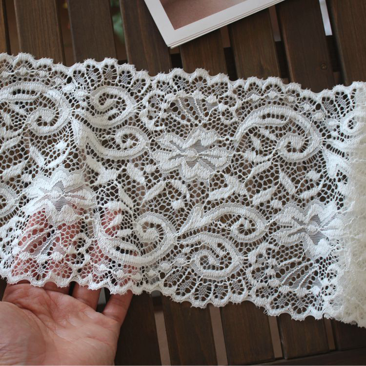 DIY Sewing Elastic Lace Trim Width 15 cm LT0399