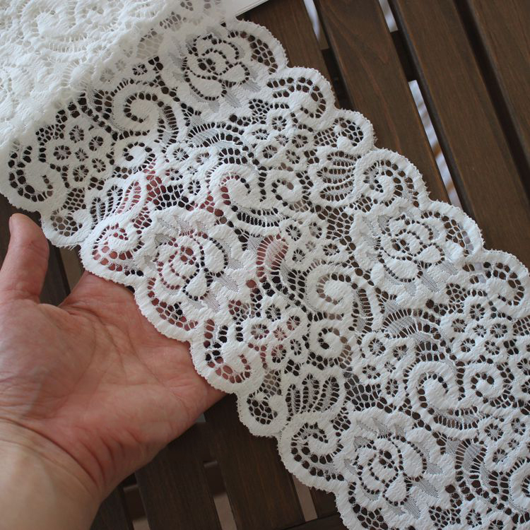DIY Sewing Elastic Lace Trim Width 15 cm LT0399