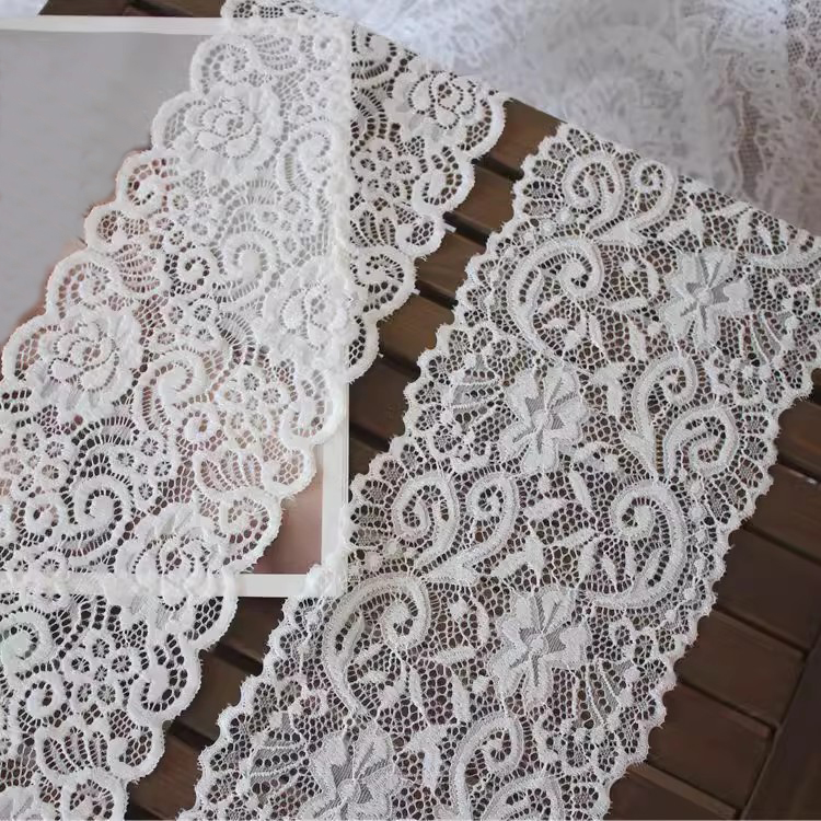 DIY Sewing Elastic Lace Trim Width 15 cm LT0399