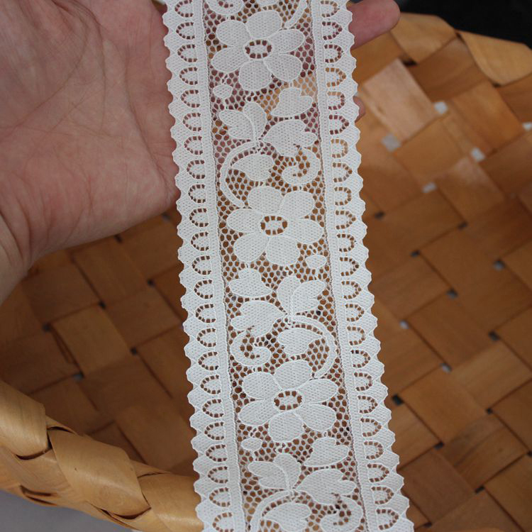 Decorative Elastic Lace Trim Width 4-6 cm LT0388