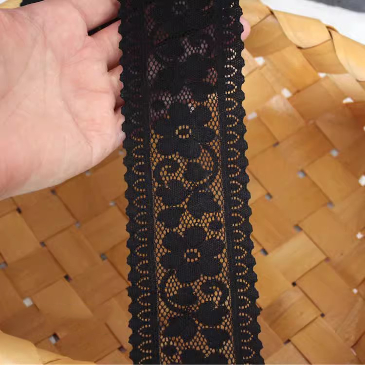 Decorative Elastic Lace Trim Width 4-6 cm LT0388